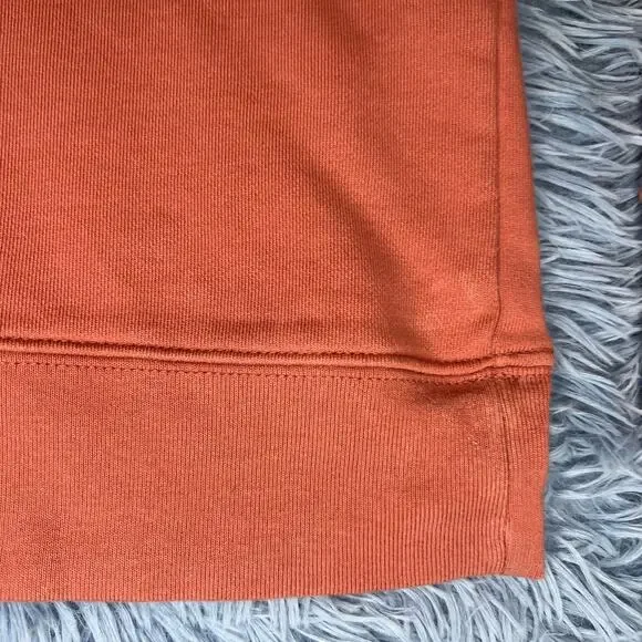 Zara Crewneck Sweatshirt Size Medium Mens Classic Salmon Casual Preppy - Picture 5 of 11